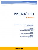 Preproyecto B hermanos