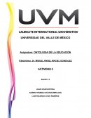 Cuestionario ontologia de la educación