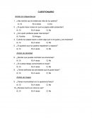 Cuestionario de adolescencia