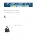 Evaluación anual de desempeño 2021