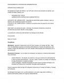 PROCEDIMIENTO CONTENCIOSO ADMINISTRATIVO