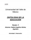 ONTOLOGIA DE LA EDUCACIÓN