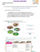 Ciencias naturales.Contenido: Los seres vivos