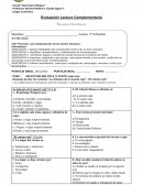 Evaluación lectura complementaria narraciones extraordinarias