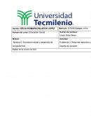 Educación social y desarrollo de competencias Actividad: