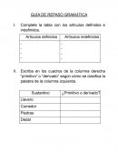 Repaso gramática 4to básico