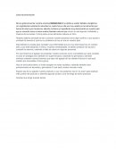 Finanzas. Carta de presentación