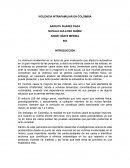 VIOLENCIA INTRAFAMILIAR EN COLOMBIA