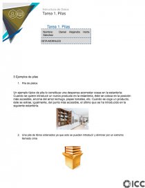 Ejemplos de pilas. Página 1