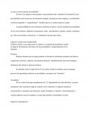 ¿Como se forma nuestra personalidad?