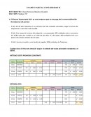 EXAMEN PARCIAL CONTABILIDAD II