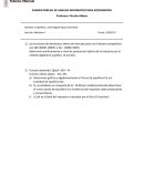 EXAMEN PARCIAL DE ANALISIS MATEMATICO PARA ECONOMISTAS