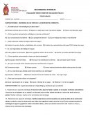 EXAMEN TERCER GRADO ACADEMIAS SECUNDARIAS EDUCACION FISICA