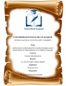 Análisis para la implementación de un plan estratégico para el fortalecimiento de emprendedores en la ciudad de Guayaquil