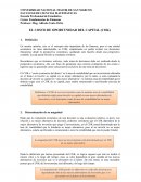 EL COSTO DE OPORTUNIDAD DEL CAPITAL (COK)