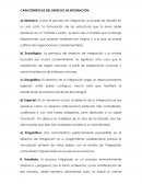 CARACTERÍSTICAS DEL DERECHO DE INTEGRACIÓN