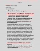 La cultura en la segunda mitad del siglo XX (Taller en clase )