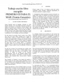 Libro primero estaba el mar