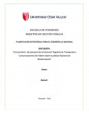 PLANIFICACIÓN ESTRATÉGICA PARA EL DESARROLLO NACIONAL