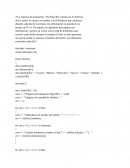 Ejercicio con estructura/algoritmo de programación