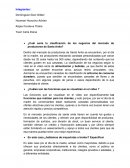 ¿Cuál sería la clasificación de los negocios del mercado de productores de Santa Anita?