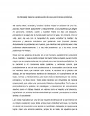 Un llamado hacia la construcción de una convivencia armónica