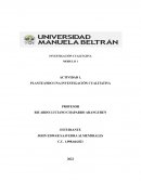 Actividad Planteando una investigación cualitativa