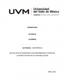 SEXUALIDAD EN PERSONAS CON ENFERMEDADES CRÓNICAS. LA PERPETUACIÓN DE SU INVISIBILIZACIÓN