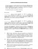 Contrato de confidencialidad para empleado