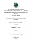 CONTROL DE LECTURA CRÍTICA DE ARTÍCULOS CIENTÍFICOS