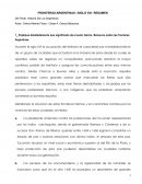 FRONTERAS ARGENTINAS - SIGLO VII - RESUMEN