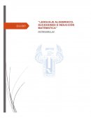 ENTREGABLE: “LENGUAJE MATEMÁTICO, SUCESIONES E INDUCCIÓN MATEMATICA”
