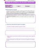 INFORME DE SOLUCIÓN TECNOLÓGICA