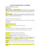 APUNTES DE INTRODUCCIÓN A LA ECONOMÍA