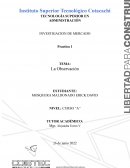 INVESTIGACION DE MERCADO Practica 1