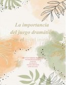 Importancia de Juego Dramático