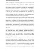 El arte es un instrumento que permite evitar los conflictos violentos en la sociedad