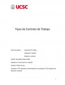 Tipos de contrato de trabajo Chile