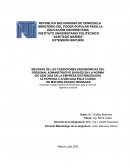 MEJORAS DE LAS CONDICIONES ERGONÓMICAS DEL PERSONAL ADMINISTRATIVO BASADO EN LA NORMA ISO 6385 2004 EN LA EMPRESA DISTRIBUIDAORA