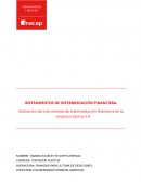 Valoración de instrumento de intermediación financiera en la empresa Santos S.A