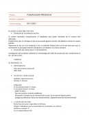 Planificación Preventiva