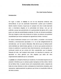 ENTONADAS DICCIONES. Página 1
