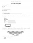 PRUEBA DE VALORACION ENFOQUES DEL ALGEBRA