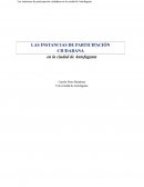 LAS INSTANCIAS DE PARTICIPACIÓN CIUDADANA EN LA CIUDAD DE ANTOFAGASTA