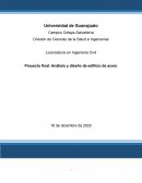 Proyecto final: Análisis y diseño de edificio de acero