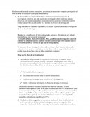 Planificación de investigación de mercados al marketing