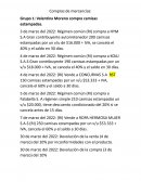 Compras y ventas de mercancias