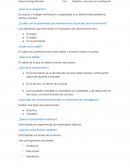 Tecnicas y metodos de investigación