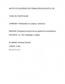 Perspectiva acerca de los sujetos de la enseñanza