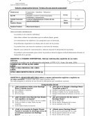 Guía de comprensión lectora “Crónica de una muerte anunciada”